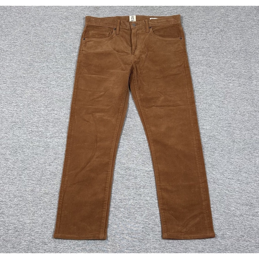 Hiroshi Kato Pants Mens 32x28 Brown Corduroy The Pen Slim Straight Preppy